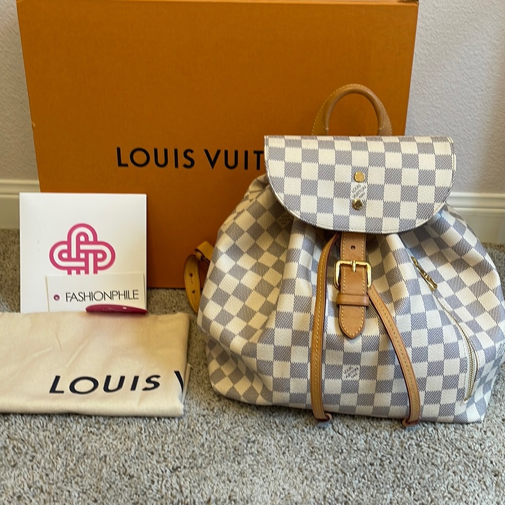 Louis Vuitton Damier Azur Sperone Backpack